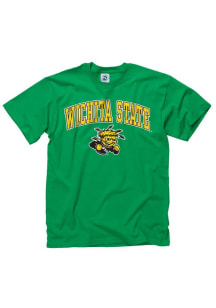 Wichita State Shockers Green St. Pats Short Sleeve T Shirt
