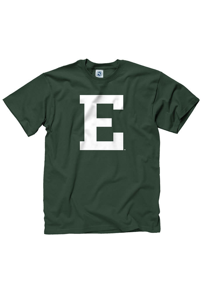 Eastern Michigan Eagles Green Big Logo Short Sleeve T Shirt