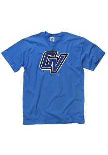 Grand Valley State Lakers Blue Big Logo Short Sleeve T Shirt