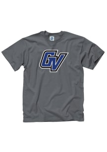 Grand Valley State Lakers Charcoal Big Logo Short Sleeve T Shirt