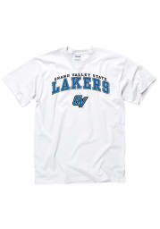 Grand Valley State Lakers White Arch Logo Short Sleeve T Shirt