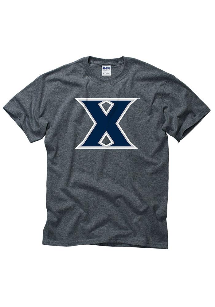 Xavier Musketeers Grey Big Logo Short Sleeve T Shirt