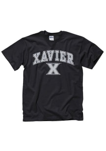 Xavier Musketeers Black Arch Logo Short Sleeve T Shirt