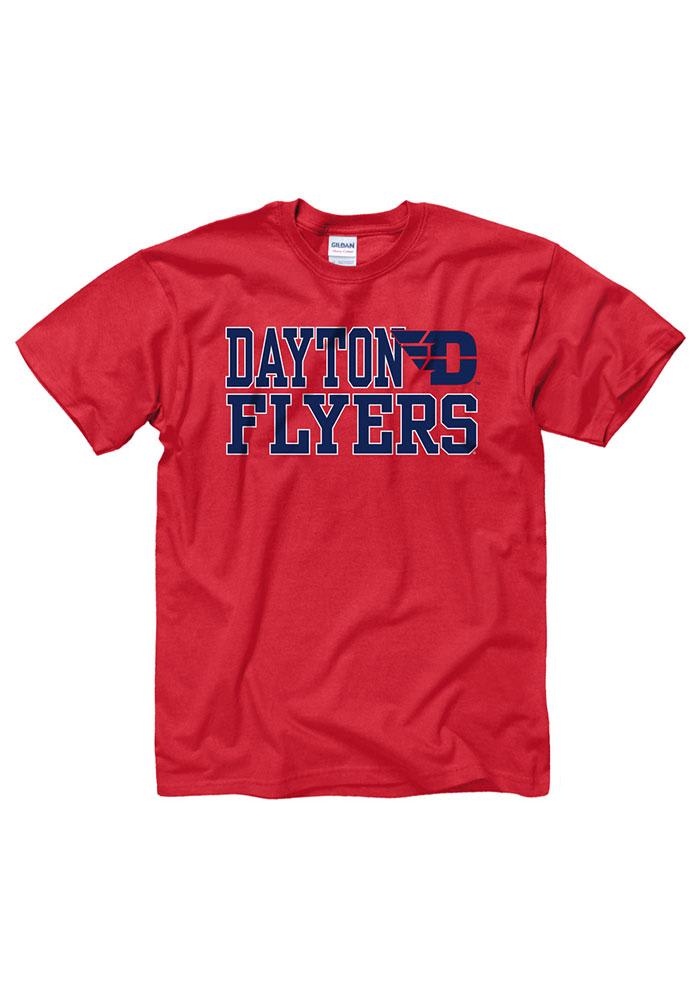 Dayton Flyers Red Slogan Short Sleeve T Shirt