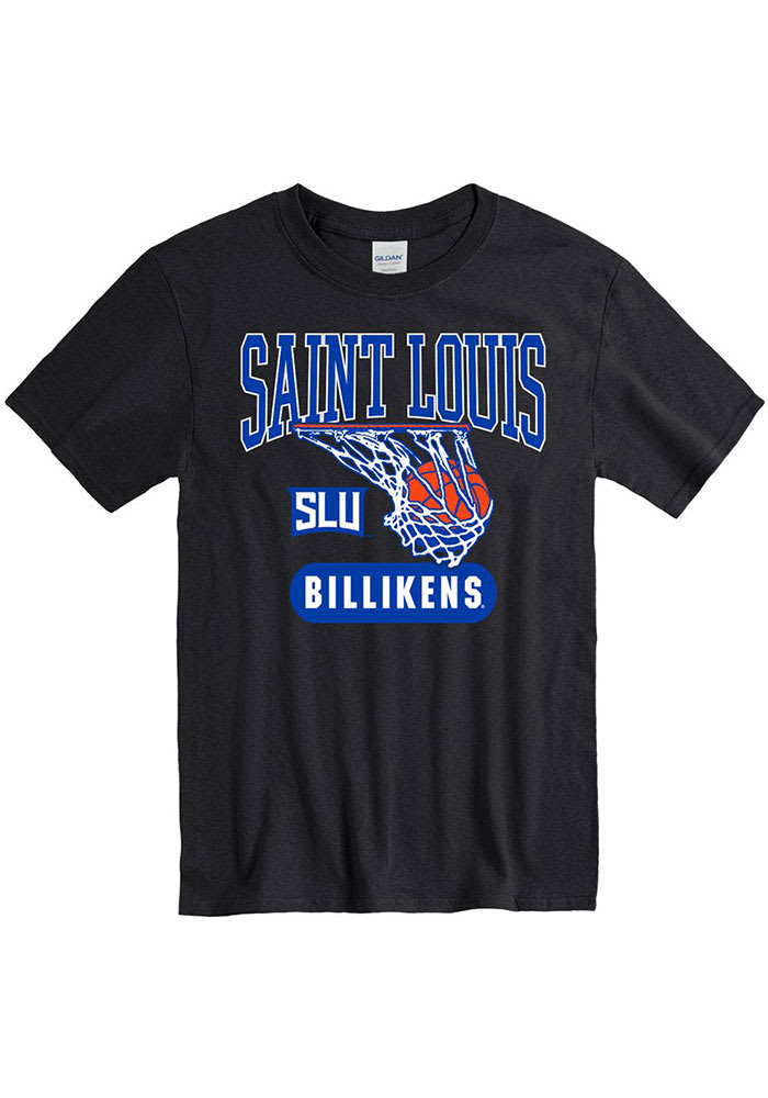 Saint Louis Billikens Black Net Short Sleeve T Shirt