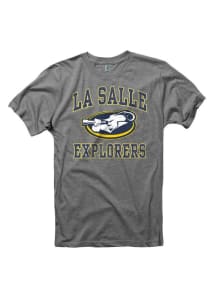 La Salle Explorers Grey #1 Design Short Sleeve T Shirt