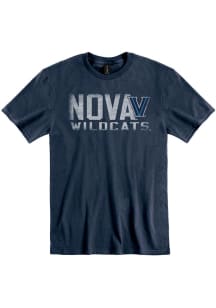 Villanova Wildcats Navy Blue Vision Short Sleeve T Shirt
