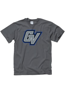 Grand Valley State Lakers Charcoal Shady Logo Short Sleeve T Shirt