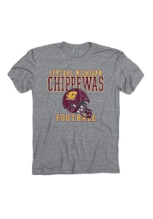 Central Michigan Chippewas Grey Sport Tradition Short Sleeve T Shirt
