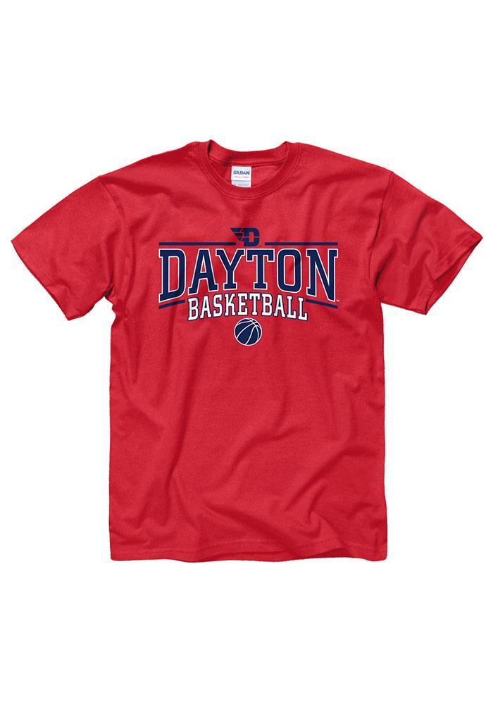 Dayton Flyers Red Linked Short Sleeve T Shirt