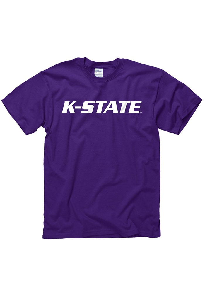 K-State Wildcats Purple Rally Loud Short Sleeve T Shirt