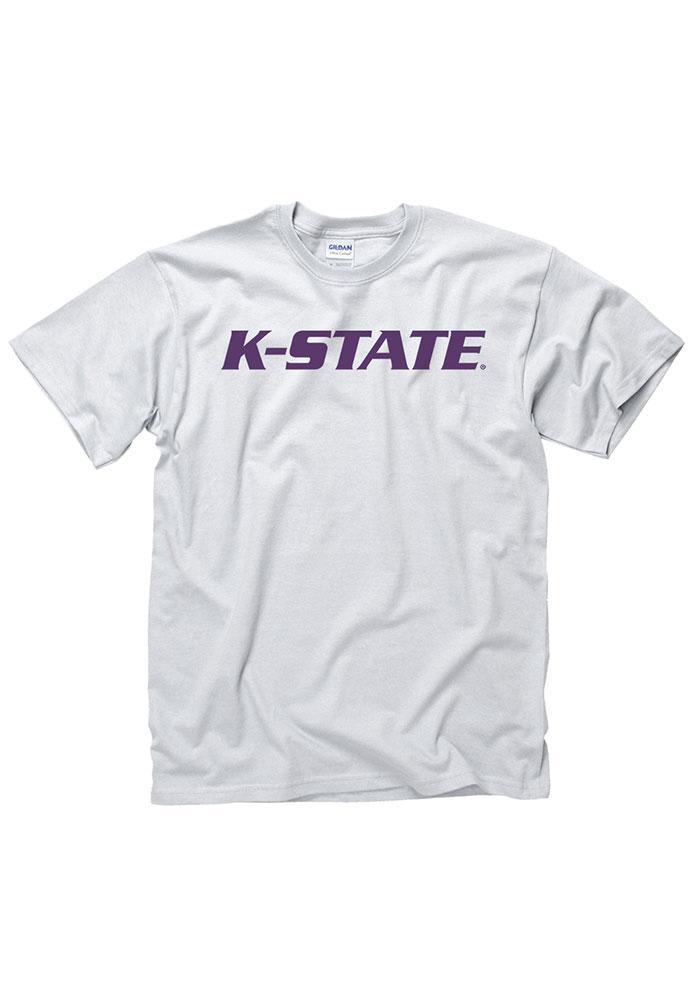 K-State Wildcats White Rally Loud Short Sleeve T Shirt