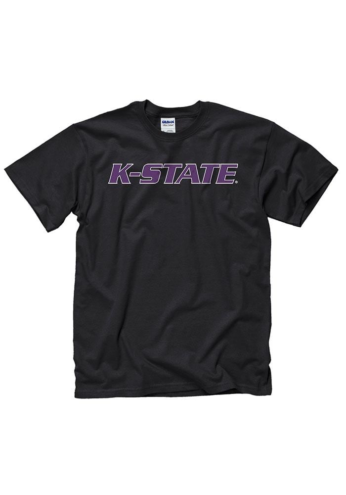 K-State Wildcats Black Rally Loud Short Sleeve T Shirt
