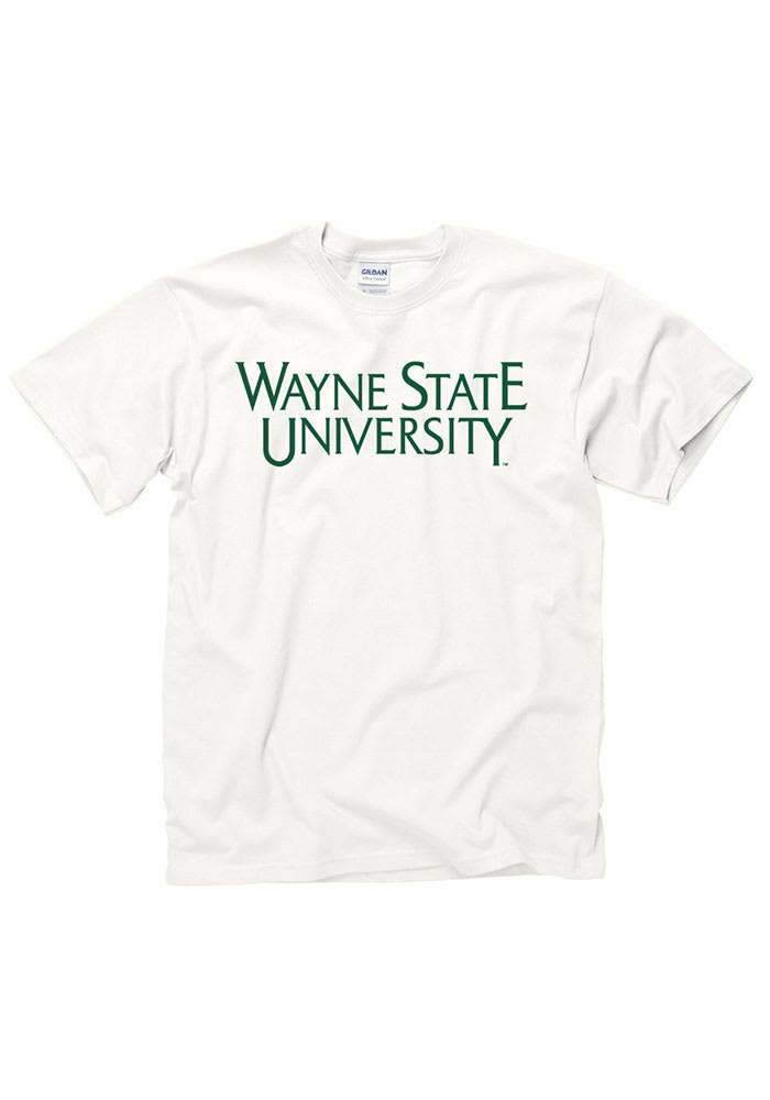Wayne State Warriors White Rally Loud Short Sleeve T Shirt
