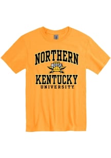 Northern Kentucky Norse Gold Arch Mascot Short Sleeve T Shirt