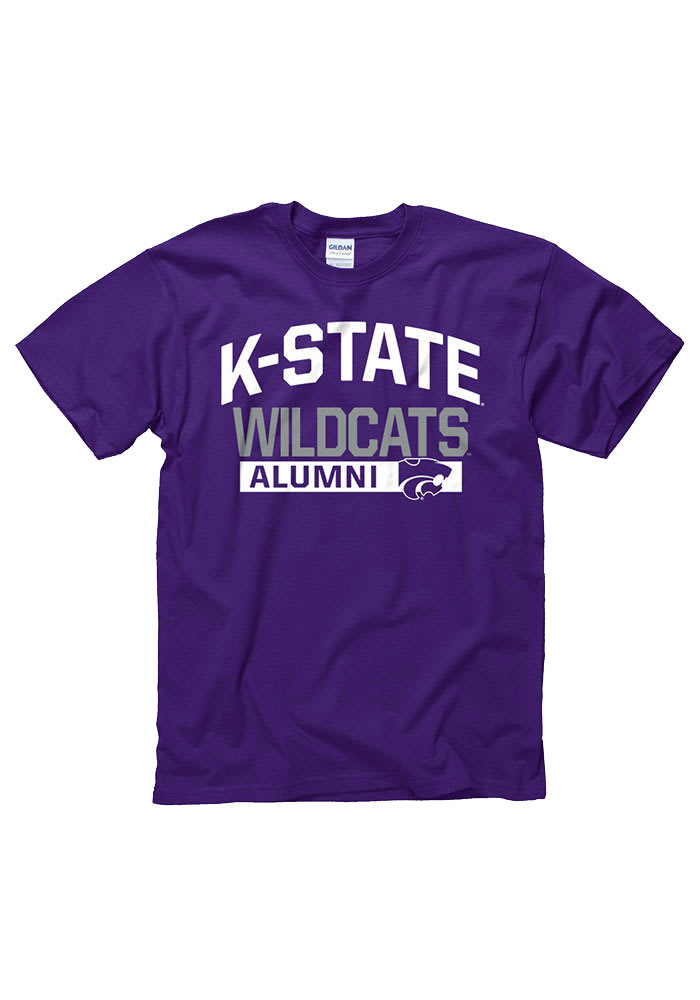 K-State Wildcats Purple Alum Short Sleeve T Shirt