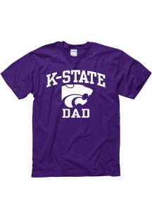 K-State Wildcats Purple Dad Short Sleeve T Shirt
