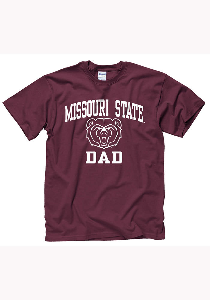 Missouri State Bears Maroon Dad Short Sleeve T Shirt