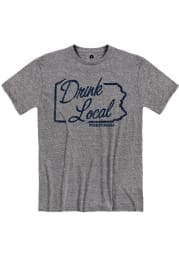 Pennsylvania Grey Drink Local Short Sleeve T Shirt
