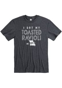 St Louis Dark Grey Toasted Ravioli Short Sleeve T Shirt