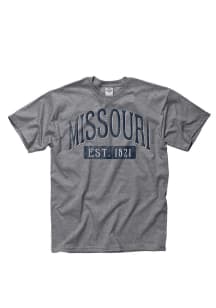 Missouri Grey Establish Date Arch Short Sleeve T Shirt