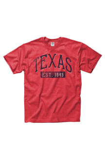 Texas Red Establish Date Short Sleeve T Shirt