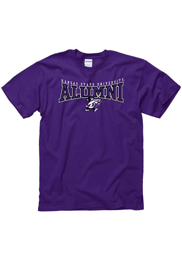 K-State Wildcats Purple Alum Short Sleeve T Shirt