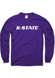 K-State Wildcats Purple Rally Loud Long Sleeve T Shirt