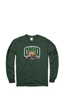 Ohio Bobcats Green Practice Long Sleeve T Shirt