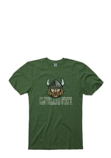 Cleveland State Vikings Green Hollow Short Sleeve T Shirt