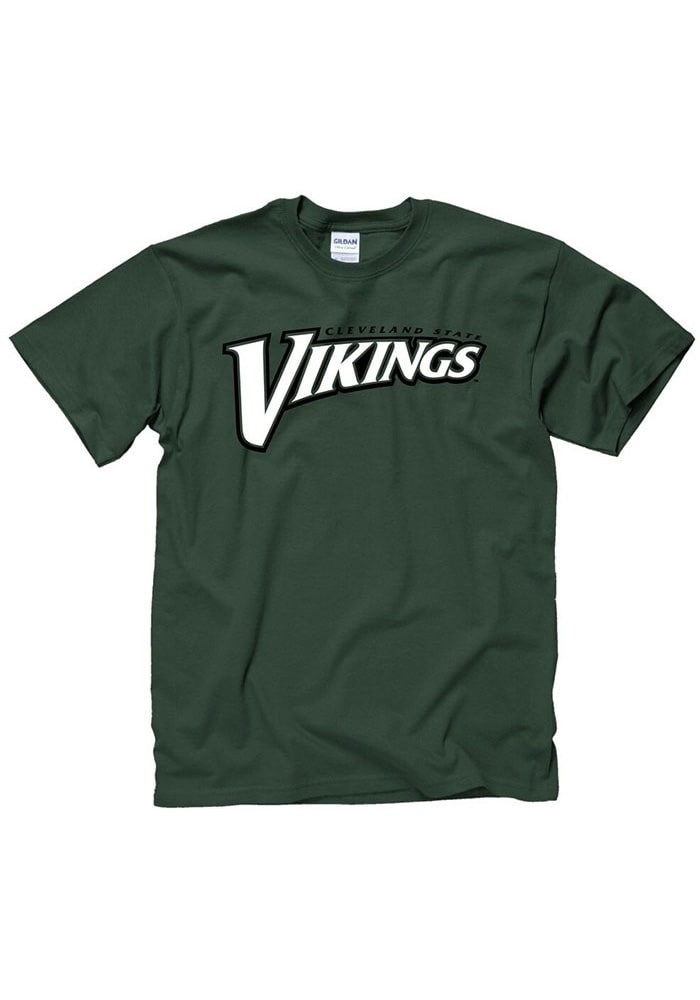 Cleveland State Vikings Green Rally Loud Short Sleeve T Shirt