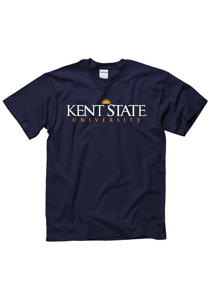Kent State Golden Flashes Navy Blue Rally Loud Short Sleeve T Shirt