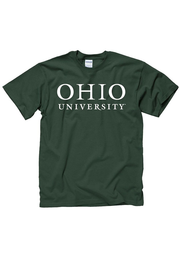 Ohio Bobcats Green Rally Loud Short Sleeve T Shirt