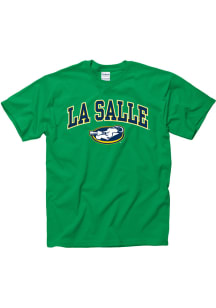La Salle Explorers Green Big Logo Short Sleeve T Shirt