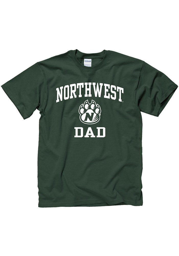 Northwest Missouri State Bearcats Green Dad Short Sleeve T Shirt