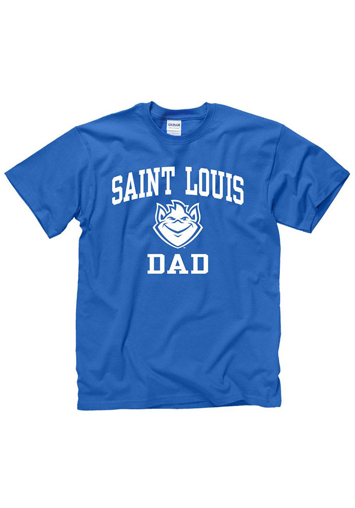 Saint Louis Billikens Blue Dad Short Sleeve T Shirt