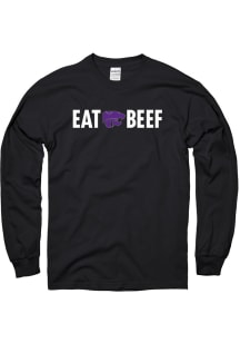 K-State Wildcats Black Eat Beef Long Sleeve T Shirt