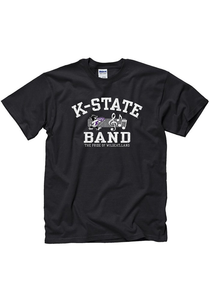 K-State Wildcats Black Band Short Sleeve T Shirt