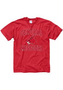 Central Missouri Mules Red #1 Design Short Sleeve T Shirt