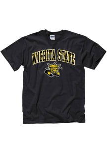Wichita State Shockers Black Mascot Tee Short Sleeve T Shirt