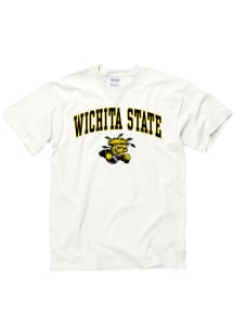 Wichita State Shockers White Mascot Tee Short Sleeve T Shirt