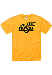 Wichita State Shockers Gold Logo Short Sleeve T Shirt
