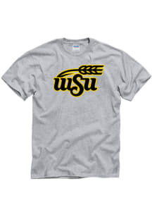 Wichita State Shockers Grey Logo Short Sleeve T Shirt