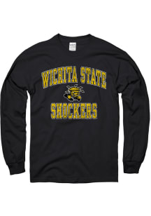 Wichita State Shockers Black No1 Design Long Sleeve T Shirt