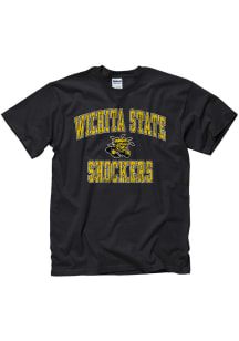 Wichita State Shockers Black No1 Design Short Sleeve T Shirt