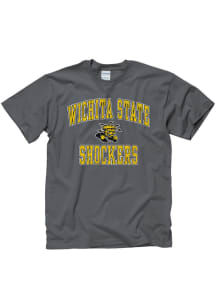 Wichita State Shockers Charcoal No1 Design Short Sleeve T Shirt