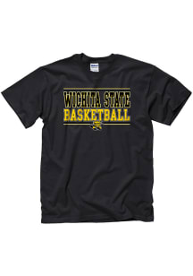 Wichita State Shockers Black Bball Short Sleeve T Shirt
