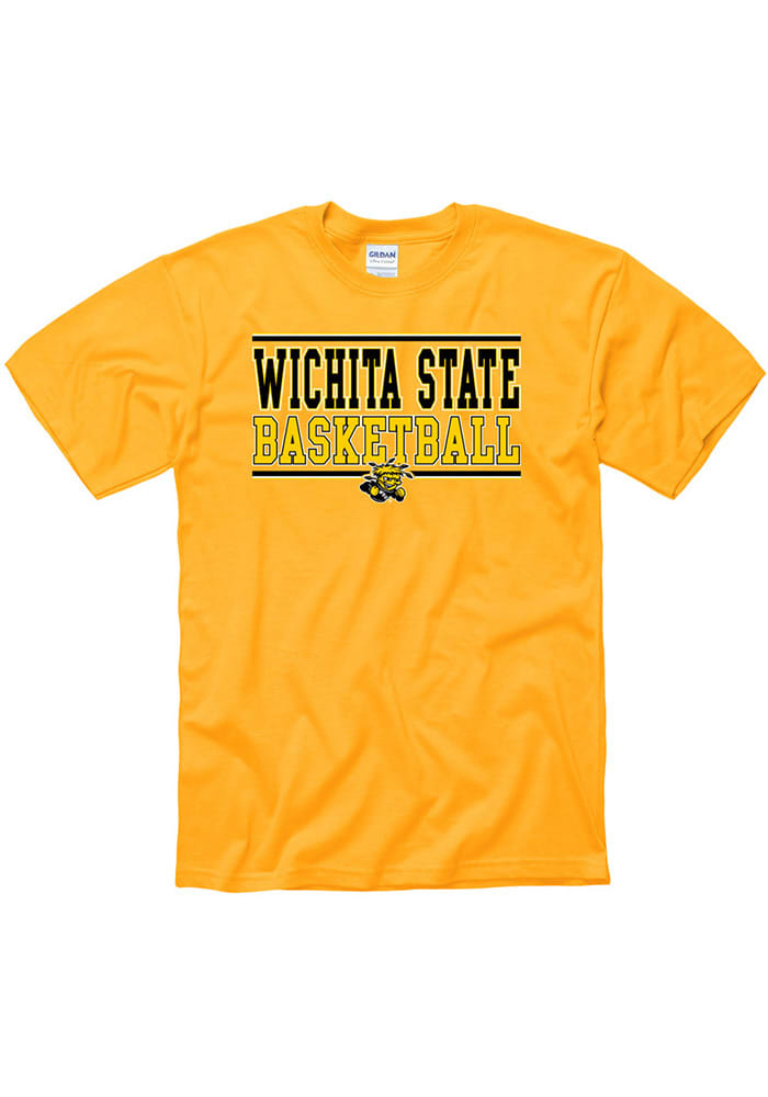 Wichita State Shockers Gold Bball Short Sleeve T Shirt