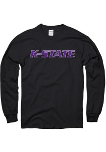 K-State Wildcats Black Rally Loud Long Sleeve T Shirt