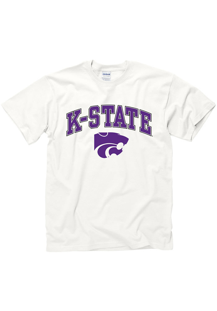 K-State Wildcats White Team Short Sleeve T Shirt